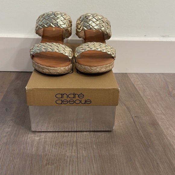 Andre Assous Aria wedge sandals - Picture 2 of 8